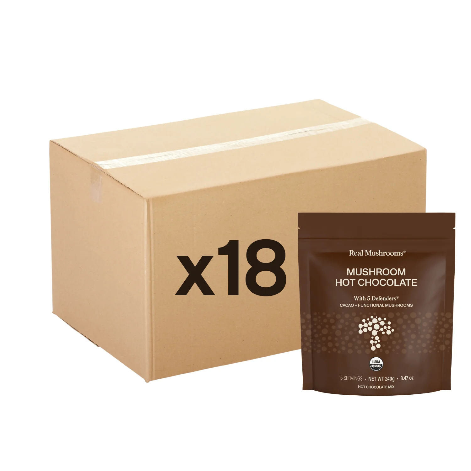 Mushroom Hot Chocolate - 18 Units