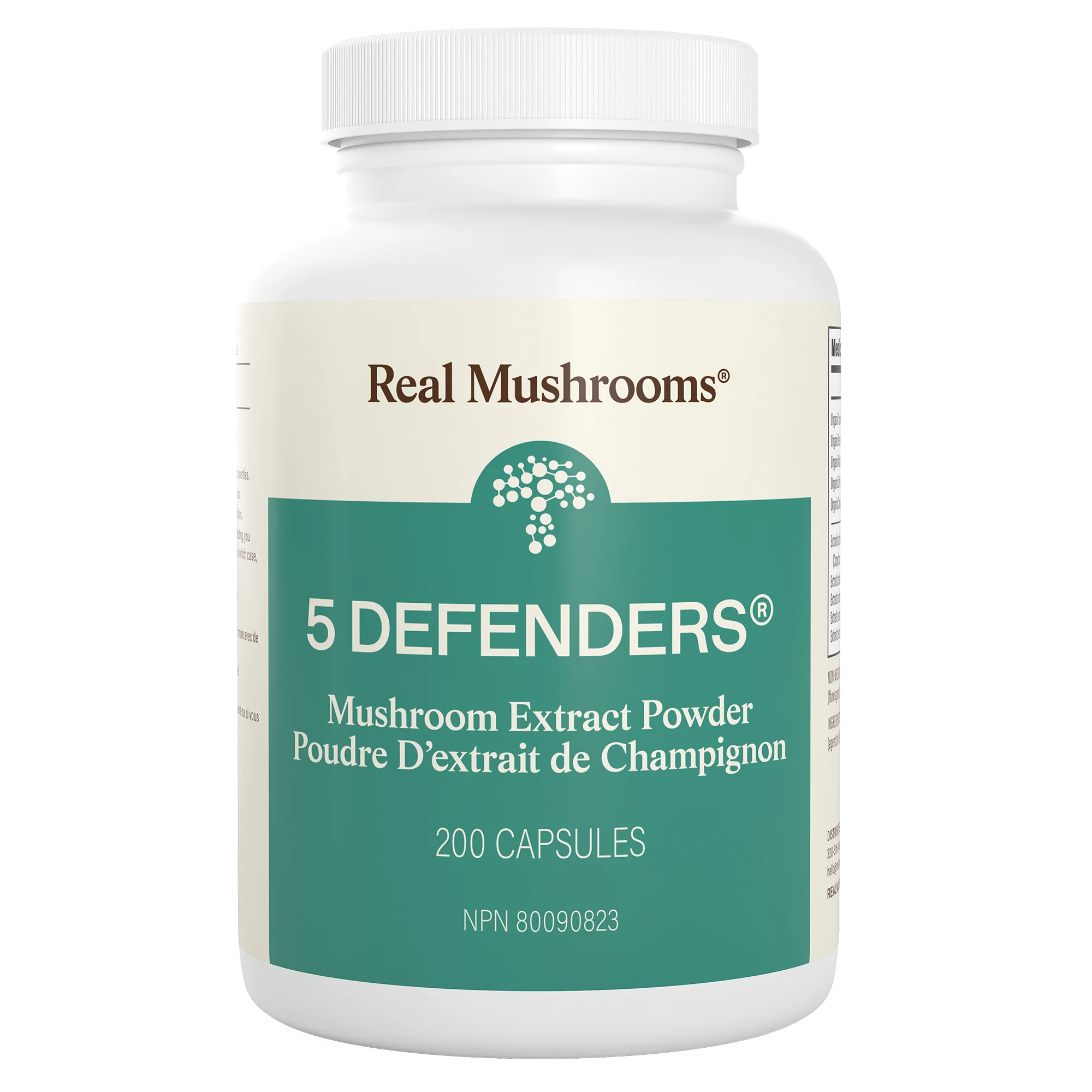 5 Defenders® Organic Mushroom Blend Capsules - Image 12