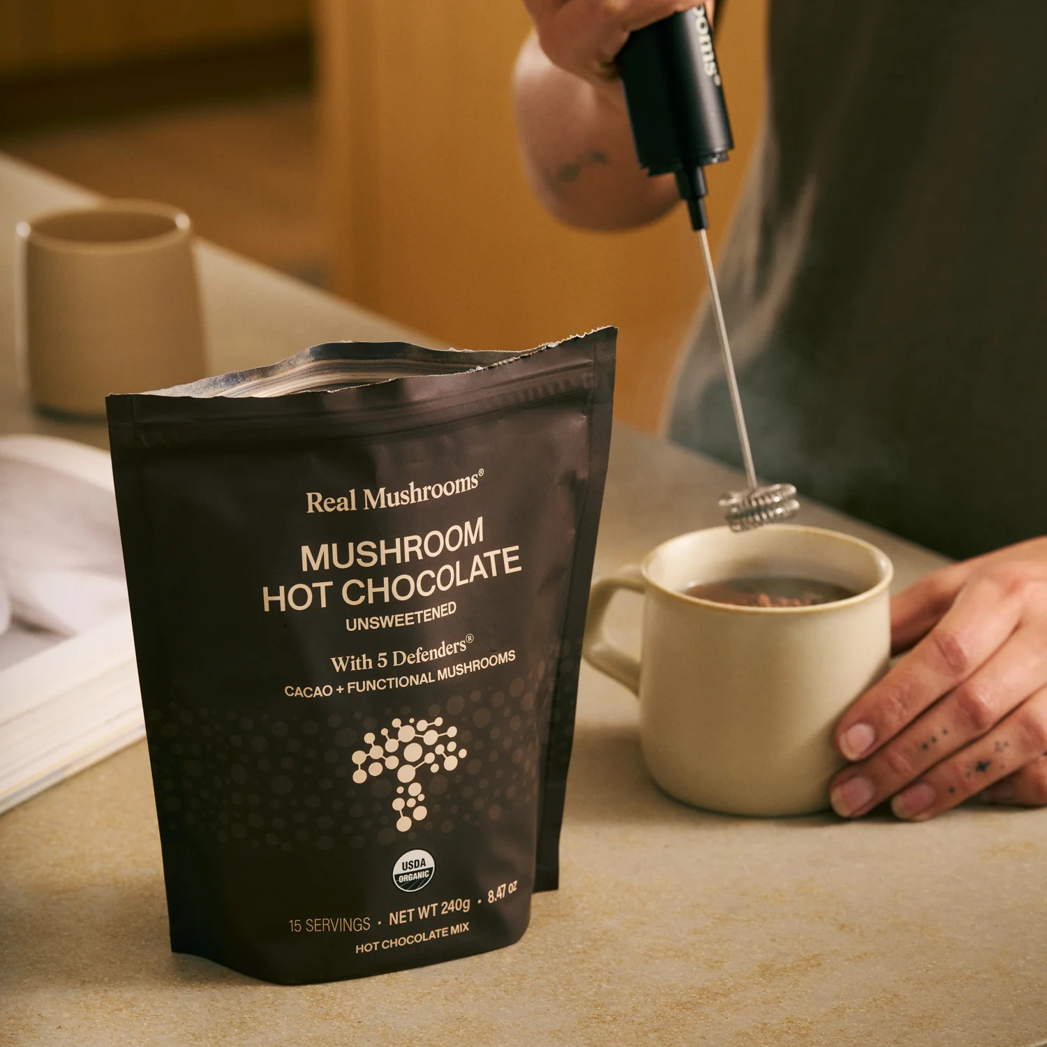 Mushroom Hot Chocolate Mix - Image 3