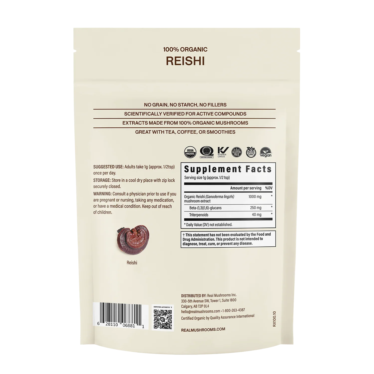 Organic Reishi Mushroom Powder – Bulk Extract - Image 13