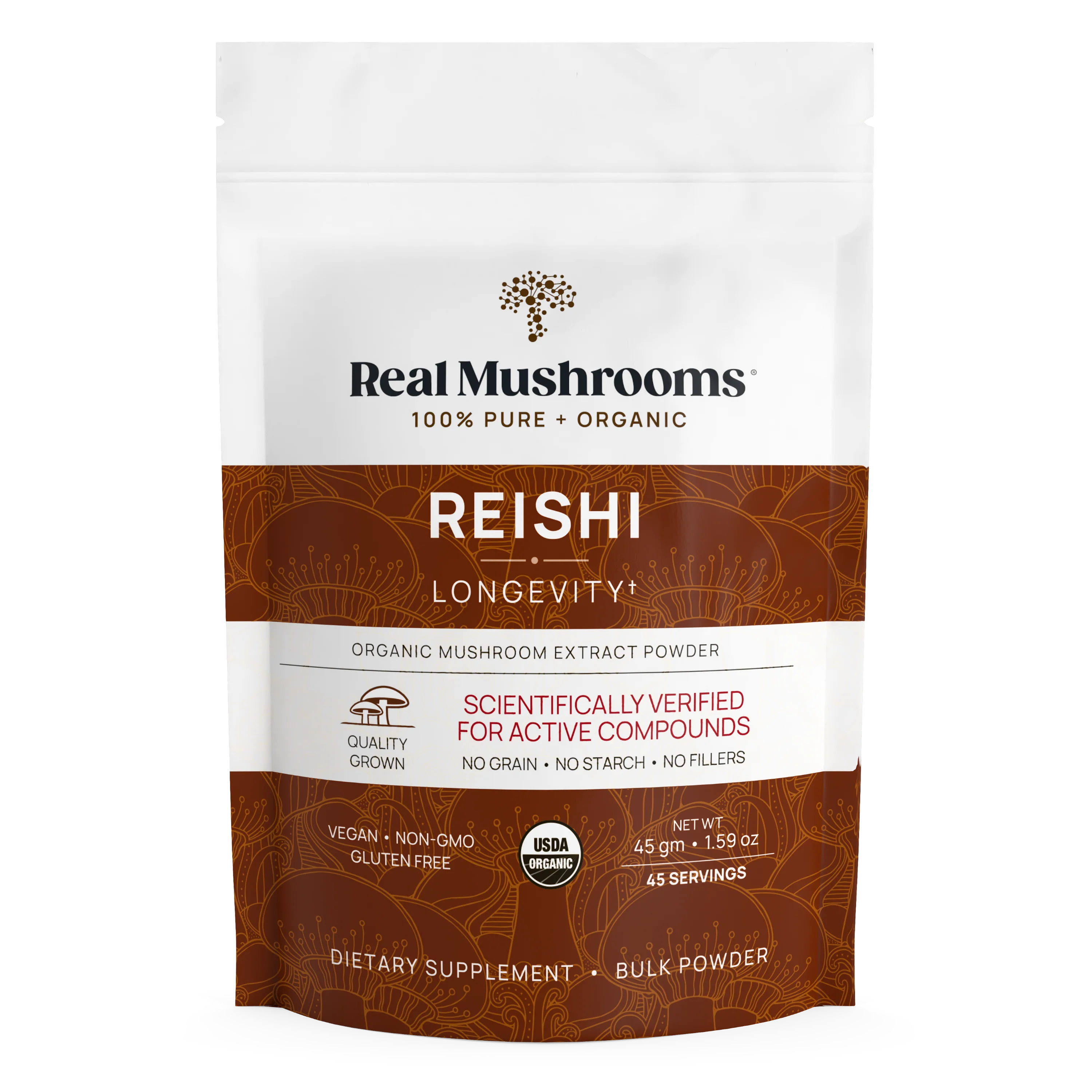 Organic Reishi Mushroom Powder for Pets