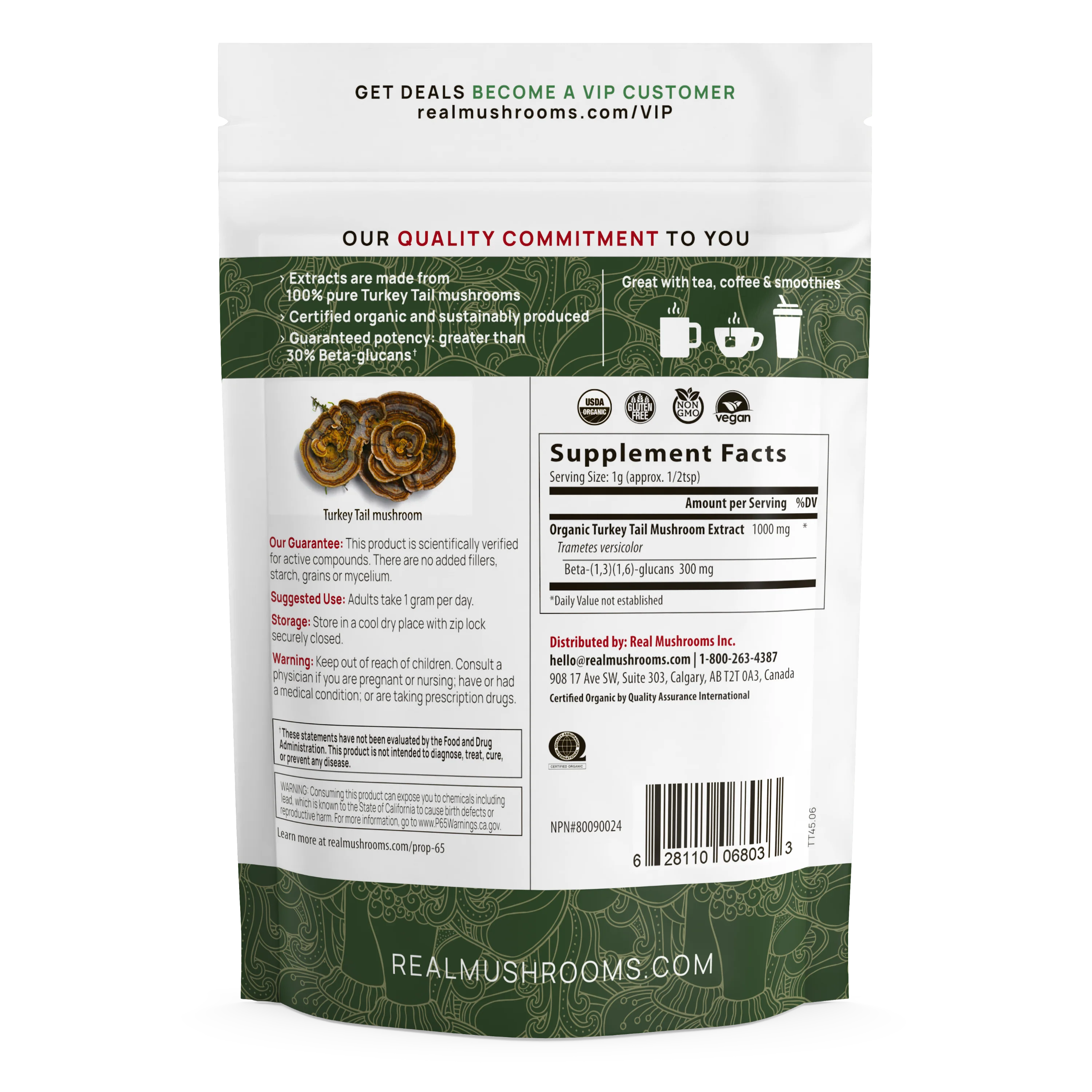 Turkey Tail Mushroom Extract Powder for Pets - Image 2